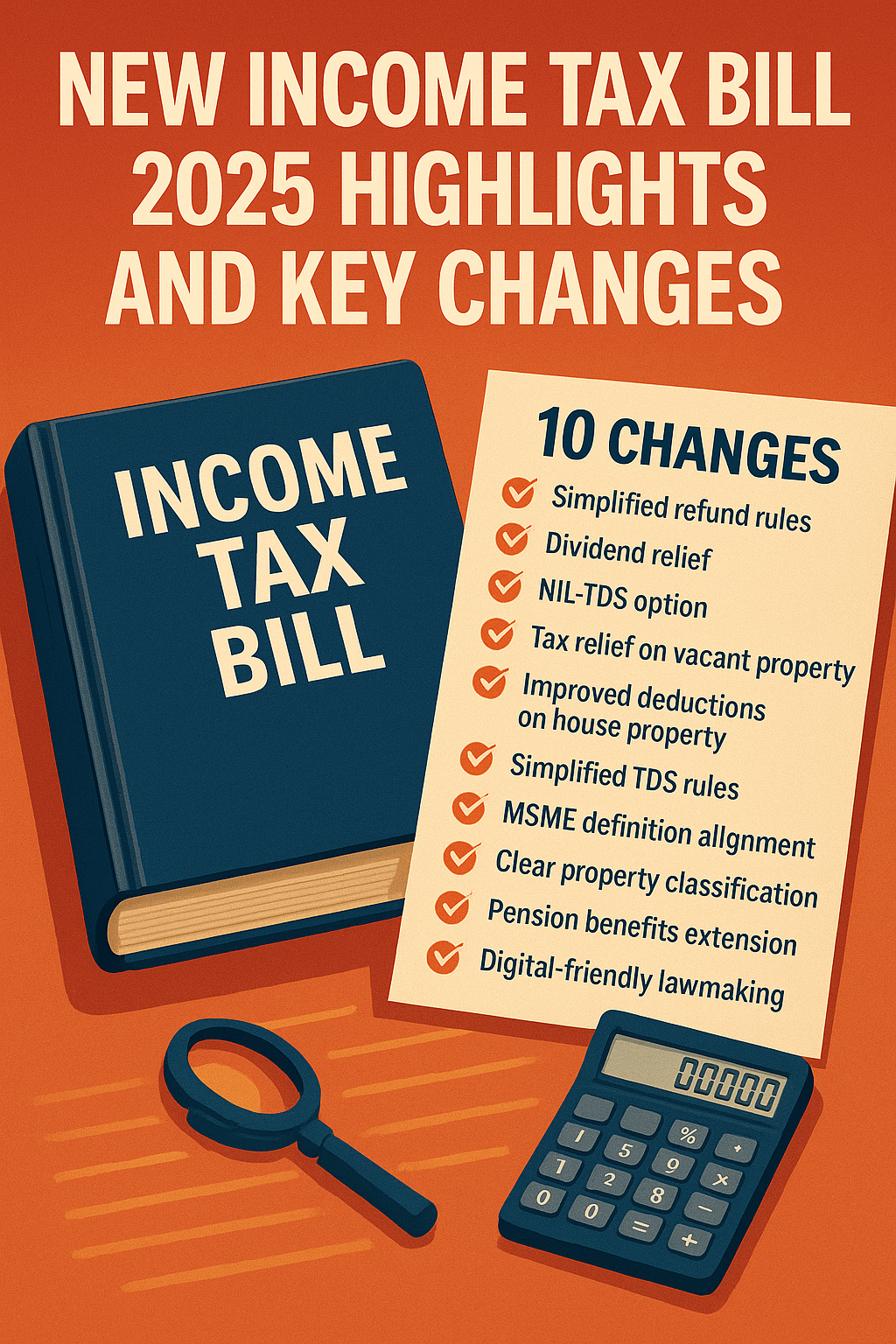 New Income Tax Bill 2025 highlights and key changes