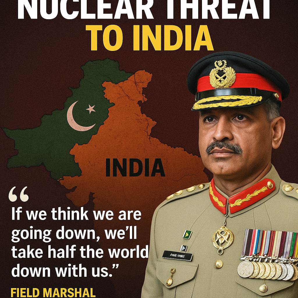 Pakistan Nuclear Threat to India - Asim Munir's Statement